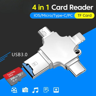  Đầu đọc thẻ TF Bộ chuyển đổi thẻ nhớ usb 3.0   Type C Lightning Micro usb SD Bộ chuyển đổi thẻ nhớ TF cho giao diện điện thoại PC 