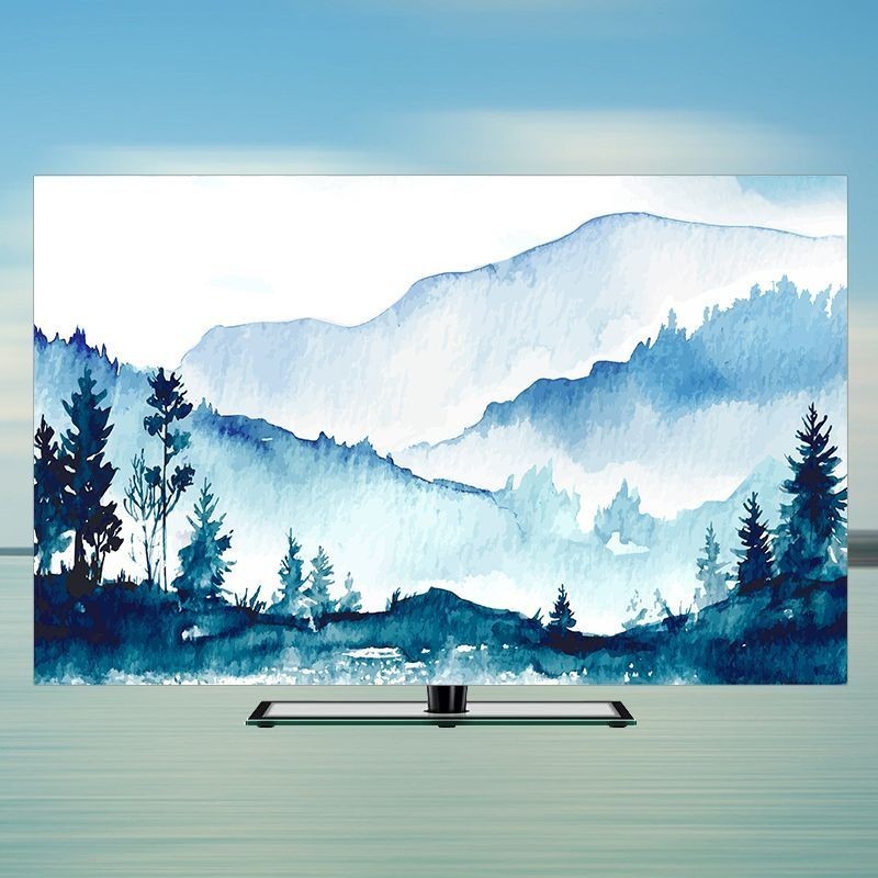 Vỏ che bụi TV nghệ thuật 55 inch 58 inch 65 inch 70 inch Vải che TV 32 inch 43 inch 52 inch Vải che 