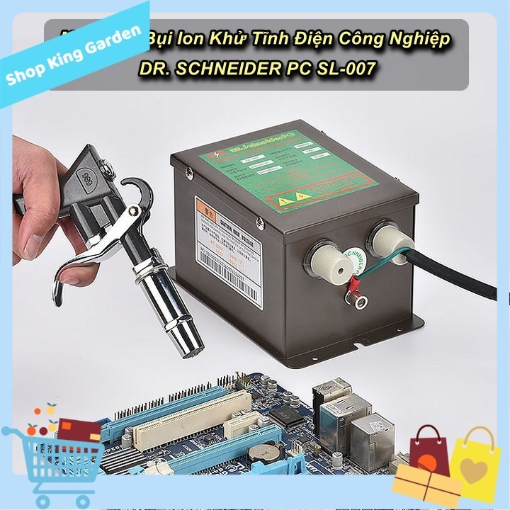 [HCM] - Máy Thổi Ion Khử Tĩnh Điện DR. SCHNEIDER PC SL-007 Cao Cấp - King Garden