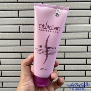 Hấp lạnh siêu mượt Obsidian Silk Treatment 220ml - MK
