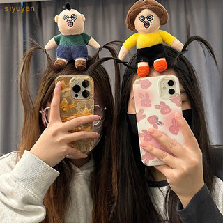 Siyuyan Kawaii Anime Hàn Quốc Bangbang Và Yuzhi Hoạt Hình Sang Trọng Búp Bê Dễ Thương Vòng Tóc Với Kẹp Tóc Sáng Tạo Ngộ nghĩnh Phụ Kiện Tóc VN