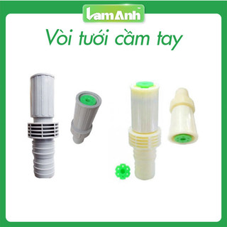 Vòi tưới tay cầm nhựa abs nối ống 27 - 35 - 40 - lam anh
