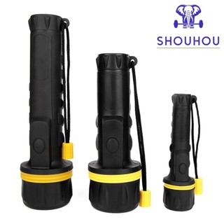 Shoukey Cắm Trại Đèn Tay Chống Sốc Tough Chạy Bằng Pin 3LED / 7LED / 1W Đèn Pin Toch