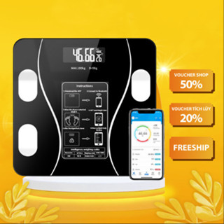 Cân Điện Tử Thông Minh Kết Nối Điện Thoại Đo Chỉ Số Sức Khỏe Kiểm Soát Ăn Uống, Hoạt Động Thể Thao