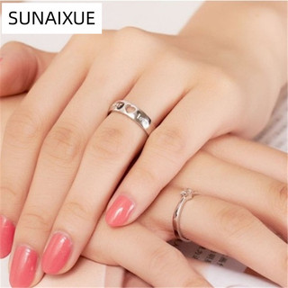 Nhẫn đôi mạ bạc thời trang