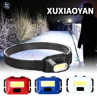 Zhin mini cob đèn pha led đèn pha cắm trại ngoài trời đèn pin đội đầu đèn pin thiết bị du lịch để đi bộ đường dài đạp xe câu cá