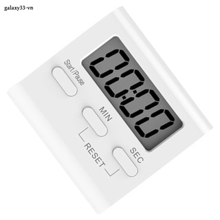 [Hanabe]White LCD Digital Kitchen Cooking Timer Count Down Up Clock Loud Alarm Magnetic Hour Meter