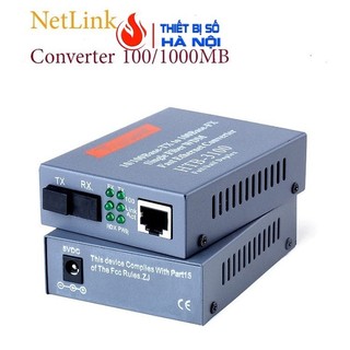 Bộ chuyển đổi quang điện NetLink HTB 3100B và HTB 1100S A 100Mbps kèm nguồn - Hàng mới -dc3955