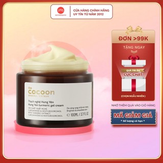  Kem dưỡng ẩm da mặt Cocoon thạch nghệ Hưng Yên Turmeric Gel Cream 100ml - kem nghệ cocoon Việt Nam 
