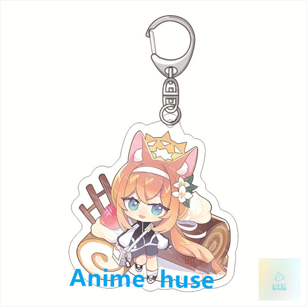 Móc Khoá, Mô Hình Standee Anime Blue Archive Kuda Izuna Shirasu Azusa Trang Trí Bàn Học