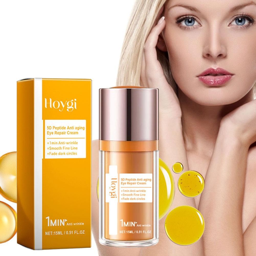 Learever 5d Peptide Triple Action Eye Cream 15g Repair Eye Serum Lines Cream Smooth Fine Eye R4g5
