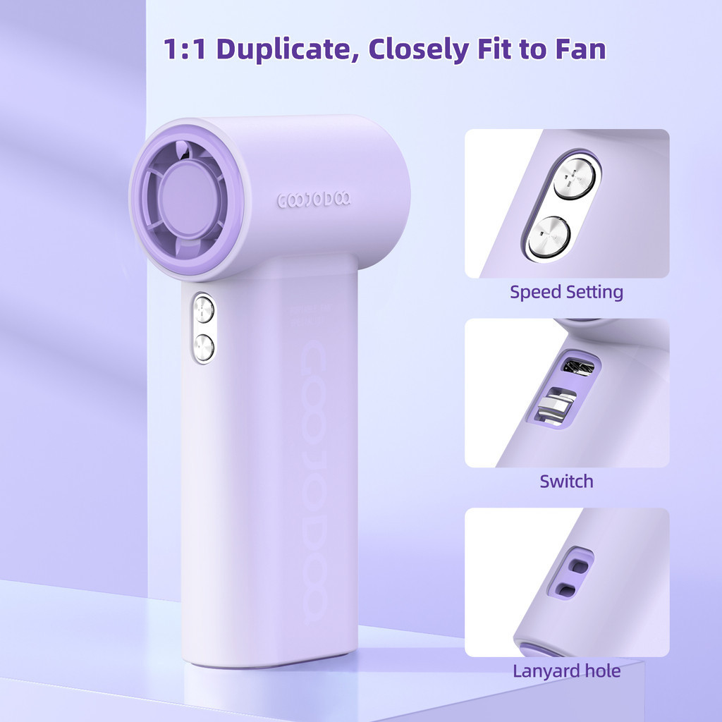 Vỏ bảo vệ quạt turbo tốc độ cao mini GOOJODOQ 2025 mới Vỏ bảo vệ silicon GFS007 có thể giặt được | BigBuy360 - bigbuy360.vn