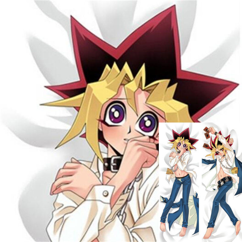 Anime Yu-Gi-Oh Vỏ Gối Nam Mát Yugi Muto Trang Phục Da Đào Dakimakura Ném Gối Vỏ Gối