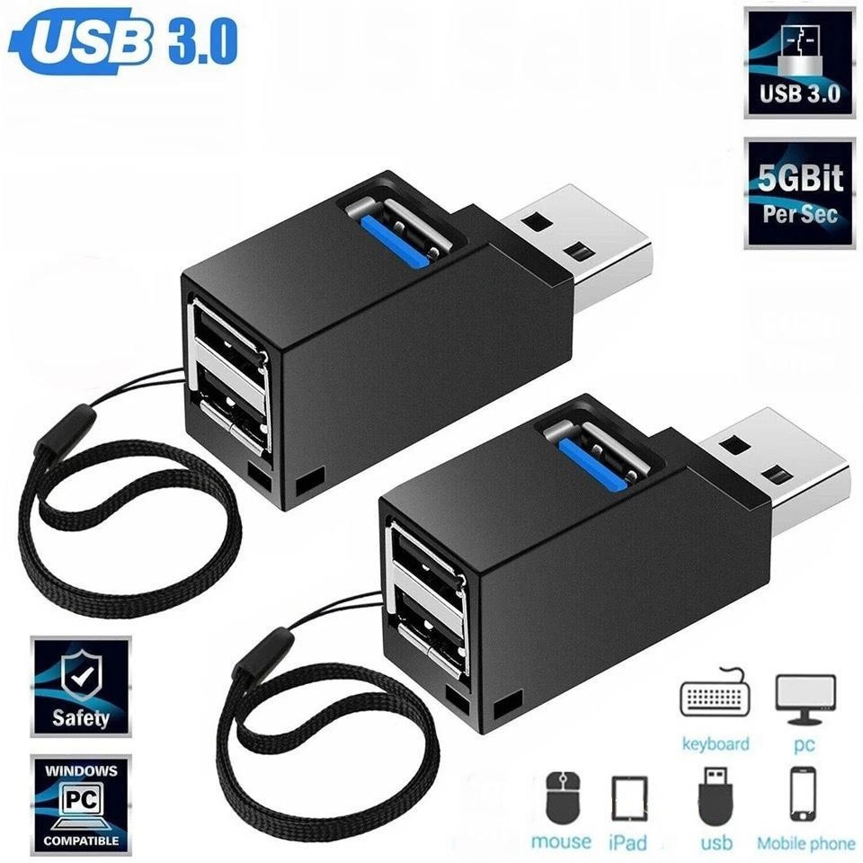 Usb 3.0 Hub Docking Station Splitter Extender USB 3.0 Laptop Adapter 2 Cổng 2.0 USB Docking Station 