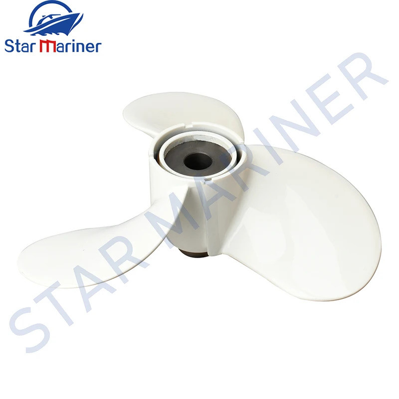 676-45945-62-EL Cánh Quạt 11 3 / 4X10 Dành Cho Xe Yamaha Phía Ngoài Động Cơ 40HP Nhôm 3 Lưỡi Pin Ổ Đ