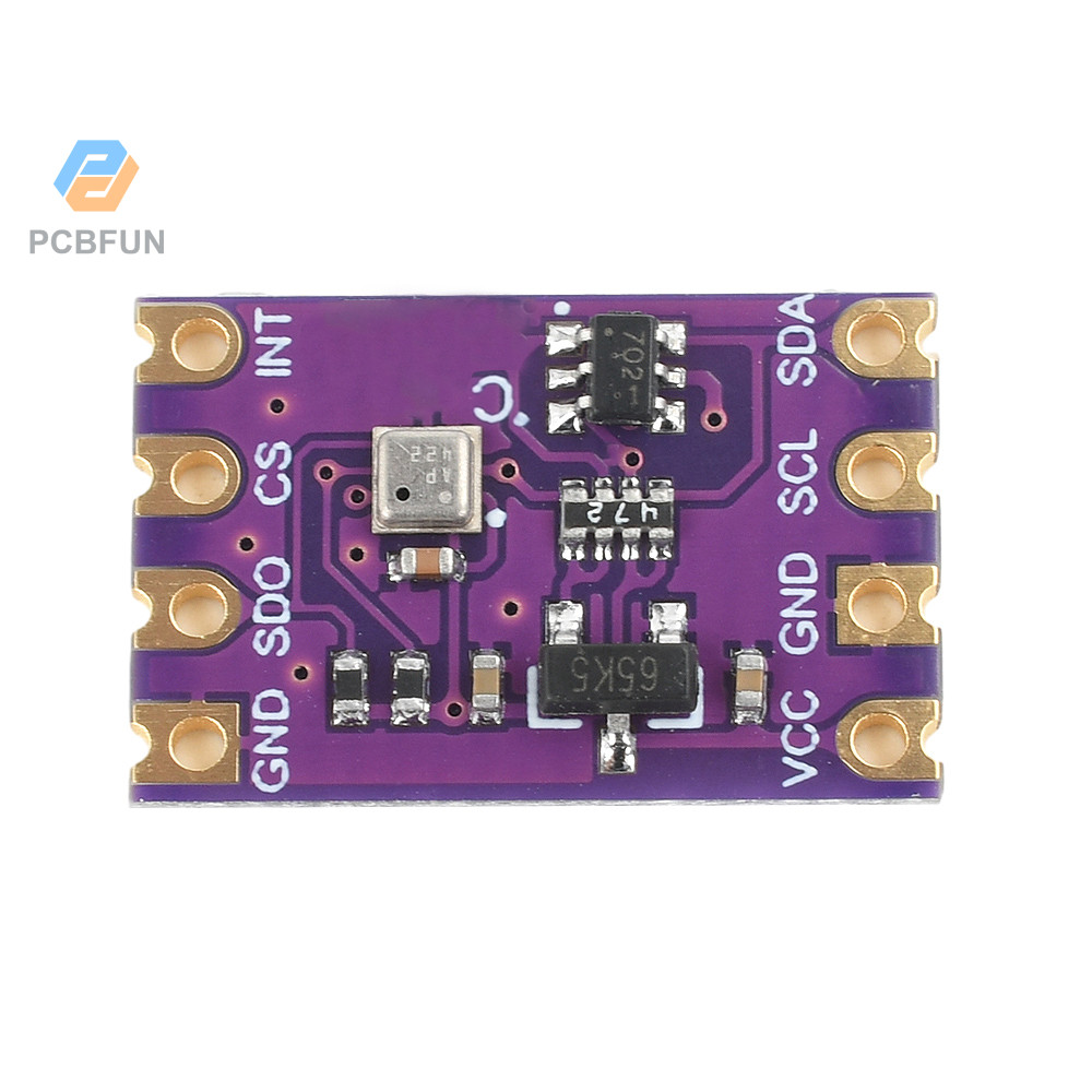 Mô-đun cảm biến nhiệt độ áp suất khí quyển Pcbfun BMP580 IIC SPI Tương thích với BME280 BMP388 DC 2.