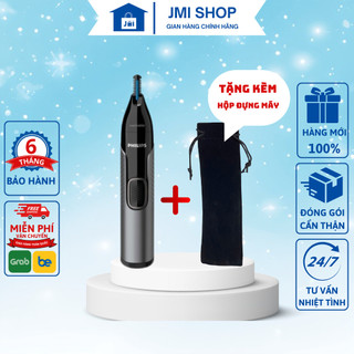  Máy cắt tỉa lông mũi PHILIPS NT3000 cao cấp chính hãng  tặng túi đựng máy kèm pin 2AA  - JMI SHOP 