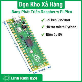 Bảng phát triển Raspberry Pi Pico Raspberry Pi PICO lõi kép RP2040 hỗ trợ Micro Python