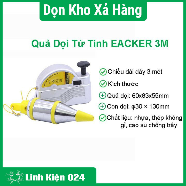 Quả Dọi Từ Tính EACKER 3m 310g
