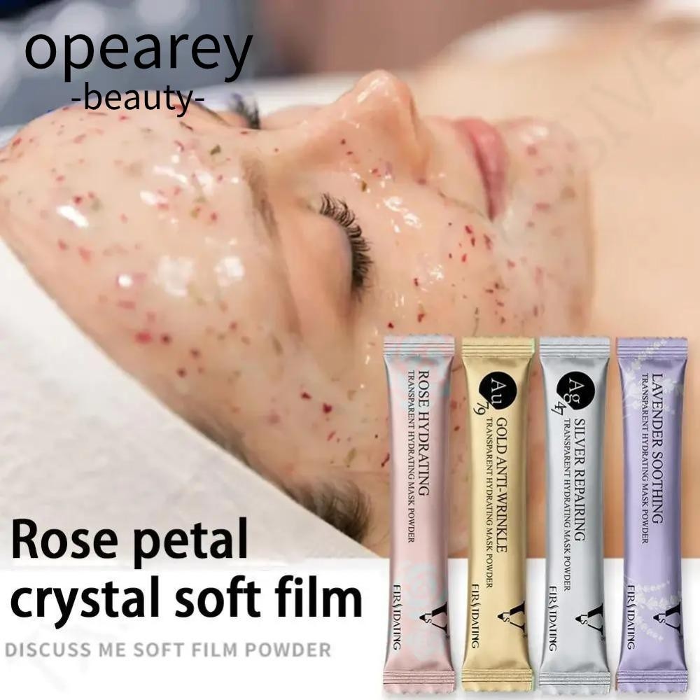 opearey Hydrojelly Powder, Rose Salon SPA Dưỡng Ẩm Thạch, Cao Su Làm Trắng Da Mặt Peel Organic Collagen Facial Beauty