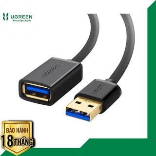 Dây cáp usb 3.0 nối dài mạ vàng ugreen 30126 10368 30125 us129 chính hãng