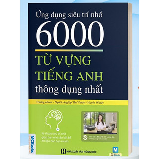 Sách - ứng dụng siêu trí nhớ 6000 từ vựng tiếng anh thông dụng nhất cho người học tiếng anh cơ bản