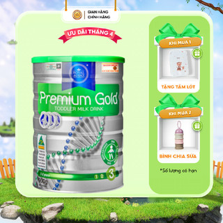 Sữa Bột Hoàng Gia Úc Premium Gold Số 3 Bổ Sung Vitamin, Khoáng Chất Cho Trẻ ROYAL AUSNZ 900g