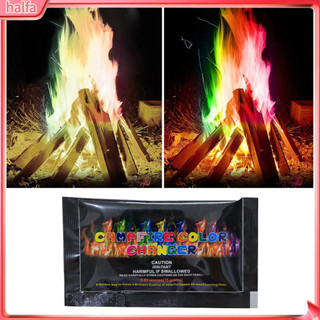 2 túi 10g / 15g / 25g / 30g bột màu lửa trại bắt mắt hiệu ứng ngọn lửa đầy màu sắc mini trang trí hố lửa bột màu ngọn lửa cho bữa tiệc