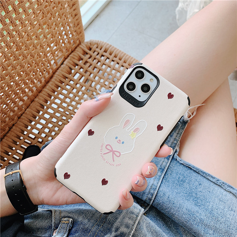 Ốp Lưng Da IMD Rabbit - 1 Thỏ - R016