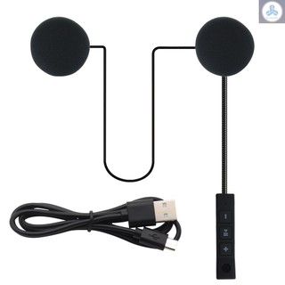 Xe máy bt tai nghe mũ bảo hiểm ngoài trời tai nghe stereo âm nhạc và giọng nói micro cáp mềm tai nghe moto-4.22