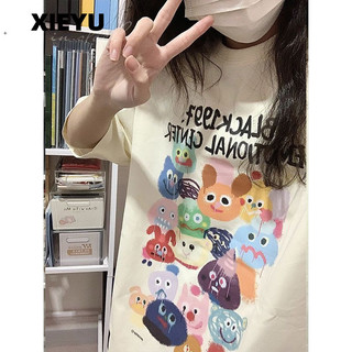 XIEYU áo phông áo thun nữ croptop baby tee Cổ điển Dễ thương Minimalist Popular A29J1P1 17Z240424
