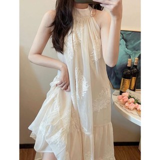 Váy ( đầm ) maxi đi biển vải voan thêu hoa, from to đẹp Myra Vaymaxi3455/P5K4