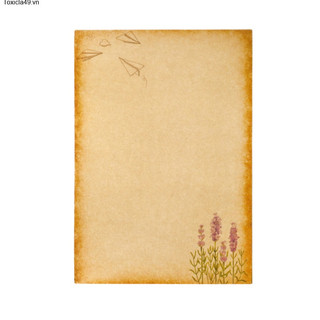 Set 8 sheets of paper, 8 patterns, A5 retro style