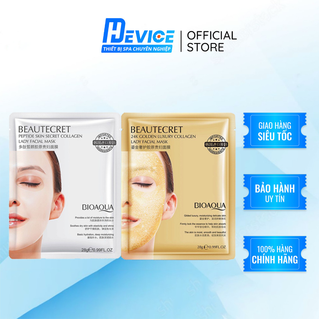 Combo 10 Mặt Nạ Thuỷ Tinh Bioaqua - Mặt Nạ Thạch Thuỷ Tinh Trong Suốt Dưỡng Ẩm HDEVICE