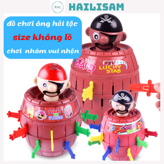 Đồ chơi đâm hải tặc cỡ lớn 24 kiếm, đâm thùng phi cướp biển vui nhộn HAILISAM
