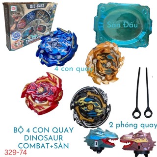 Con quay GYRO WARRIOR, 4 con quay, 2 tay phóng + 1 sàn đấu