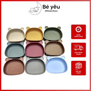 Bát Ăn Dặm Silicon Chống trượt Hình Thú Dễ Thương - Chất Liệu An Toàn Cho Bé