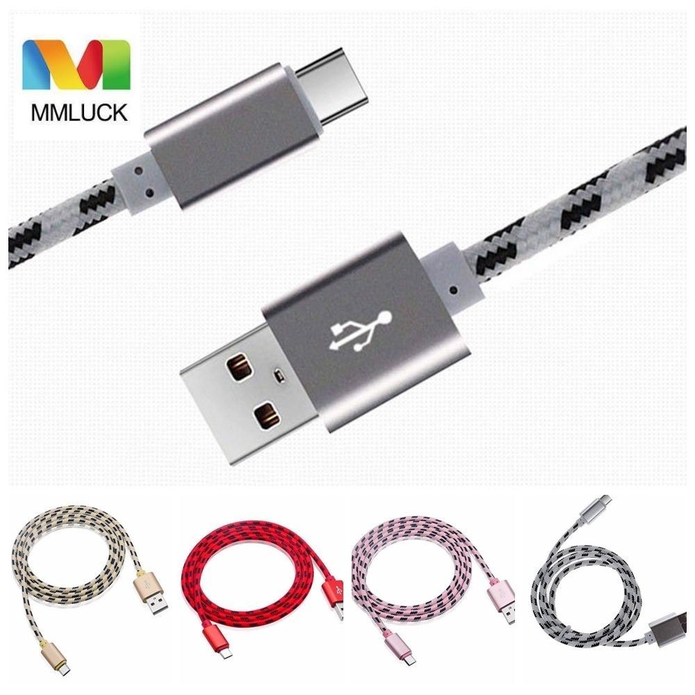 Cáp dữ liệu MMLUCK Type C, Cáp dữ liệu USB C USB Type C, Dây sạc nhanh bền bỉ Loại C Dây sạc USB C một đầu Sạc điện thoại