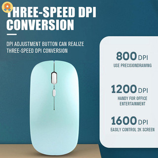 Chuột không dây cho máy tính xách tay | Chuột Máy Tính Không Tiếng Ồn 2.4G - Chuột Sạc Có Đầu Thu Cho Notebook Laptop Máy Tính Để Bàn JP3VN JP2