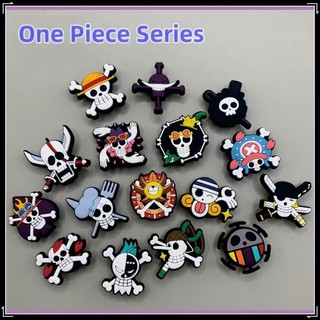 One Piece sticker dép crocs charm crocs jibbitz để trang trí dép chữ h crocs dép lê dép tổ ong