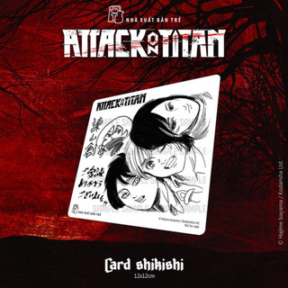 Sách - Attack On Titan Combo 1-3 (Tặng kèm card PVC và card Shikishi chữ ký tác giả)