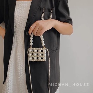 (Bán buôn-chuyên sỉ) Túi Đeo Chéo Ng.ọc Mix Hạt Bi