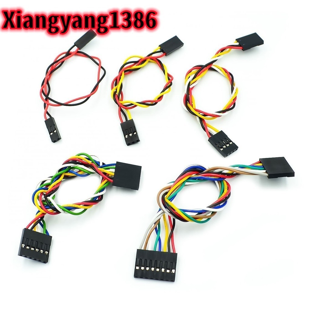 2p / 3P / 4P / 5P / 6P / 8P PIN 20cm Dây nhảy nữ sang nữ / bo mạch bánh mì cáp dupont Đầu đôi có ghế ngồi