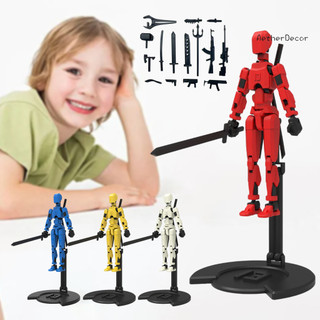 Aetherdecor 1 bộ nhân vật hành động robot in 3d với phụ kiện đế đa năng di chuyển được mô hình robot khớp nối hình giả trang trí máy tính để bàn