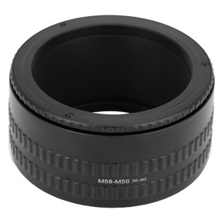 Chaoyangmall M58 to 36‑90mm Adjustable Focusing Helicoid Adapter Macro Extension Tube