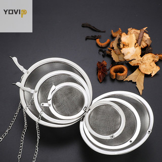 Yovip Máy Làm Trà Không Gỉ Hình Cầu Khóa Gia Vị Trà Lọc LướiTea Dụng Cụ Lọc VN