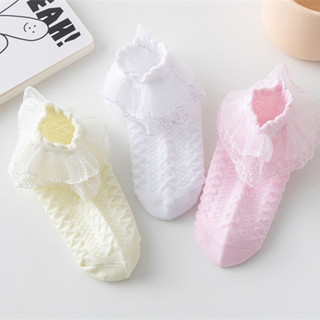 Đôi Vớ Mùa Hè Mỏng Màu Trắng Dành Cho Bé Gái