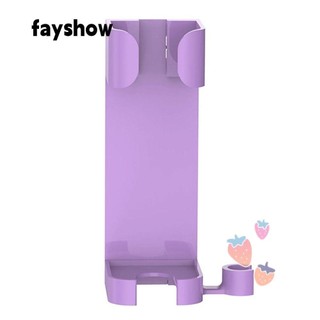 Máy sấy tóc FAY, Giá đỡ máy duỗi tóc treo tường ABS, Bền bỉ Không cần đục lỗ Giá đựng tóc xoăn Giá đựng đồ Phòng tắm