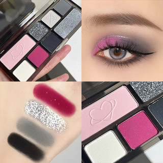  Bảng Phấn Mắt 8 Màu Matte Light Trang Điểm Màu Xanh Lá Cây Cao Cấp Cảm Giác Đen Mờ Khói Punk Trang Điểm Mắt 