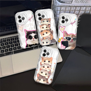 Kính râm tình yêu Vỏ mèo cho Infinix Hot 40i 40 Pro thông minh 8 Hot 30i Note 12 G96 Hot 12 Play 11 Play 10 Play Smart 6 Smart 7 3D Soft Wave Edge Vỏ điện thoại TPU DGX